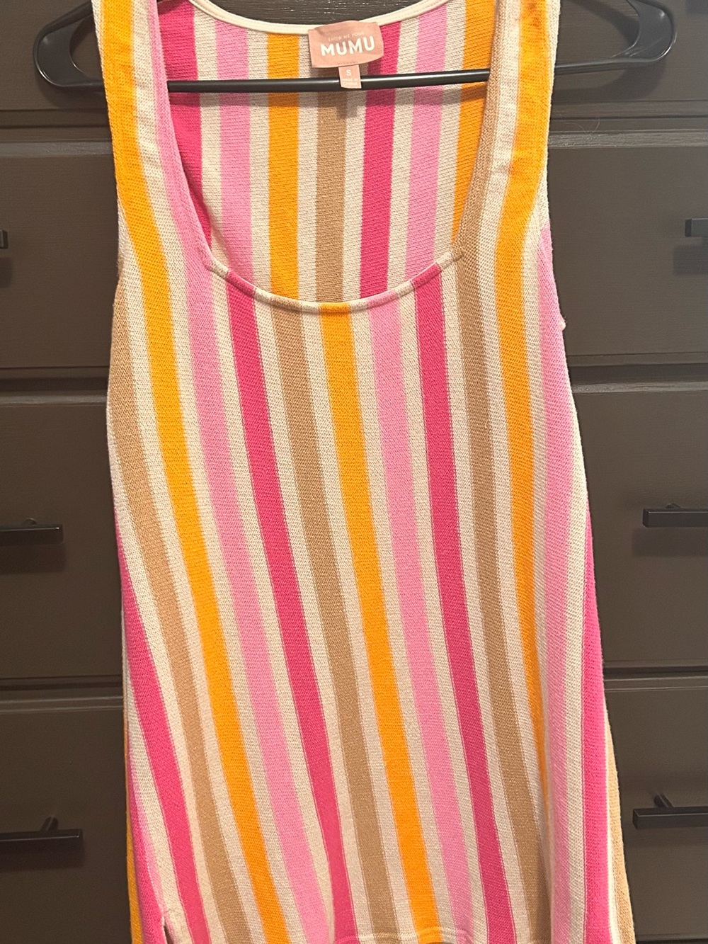 Show Me Your Mumu Striped Knit Midi